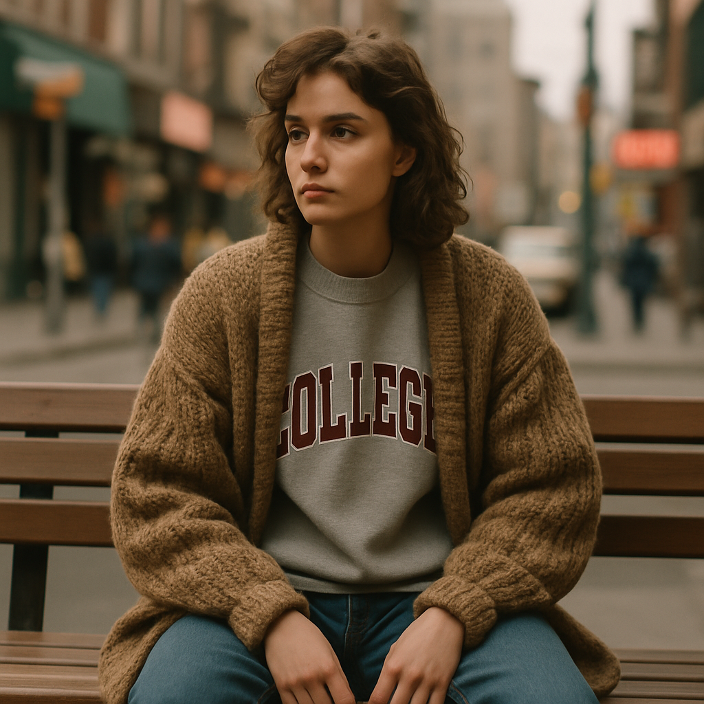 Strick, Sweatshirts und College-Looks: Die gemütliche Seite der 80er