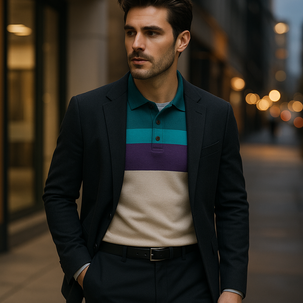 Poloshirts im 80er-Stil modern kombinieren
