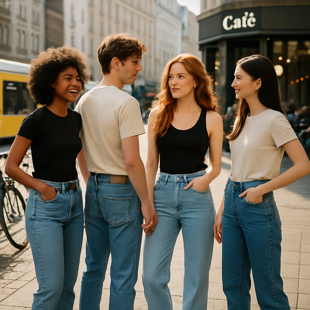 «Warum High-Waist-Jeans ein Comeback in deutschen Großstädten feiern»